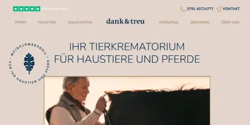 Unser Partner das Tierkrematorium Dank & treu
